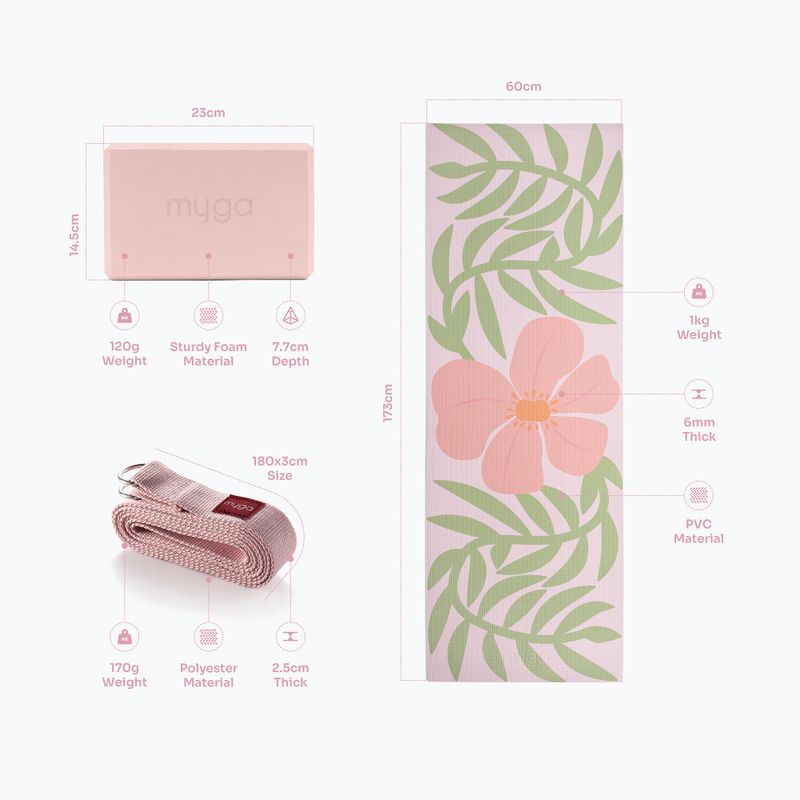Jóga szett Myga Blossom pink 6