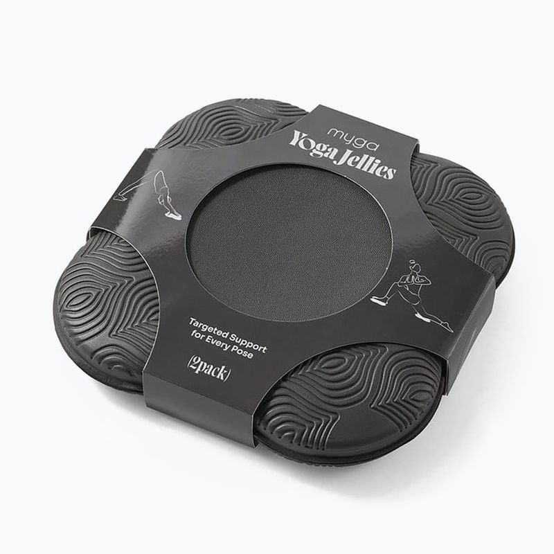 Zselés jógapárna Myga 2 pcs. black 5