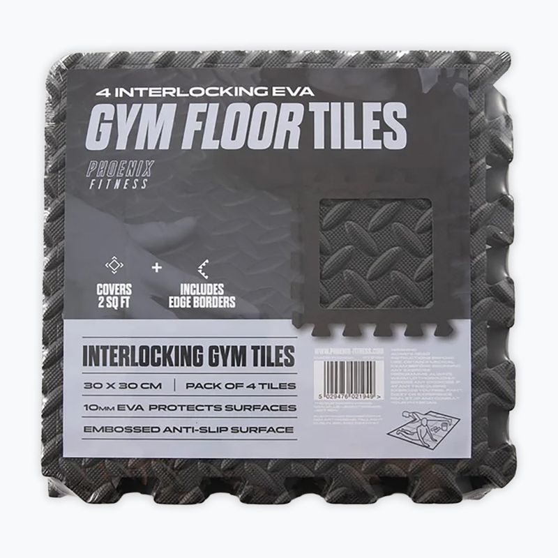 Védőszőnyeg Phoenix Fitness RY2581 4 elementy black 6