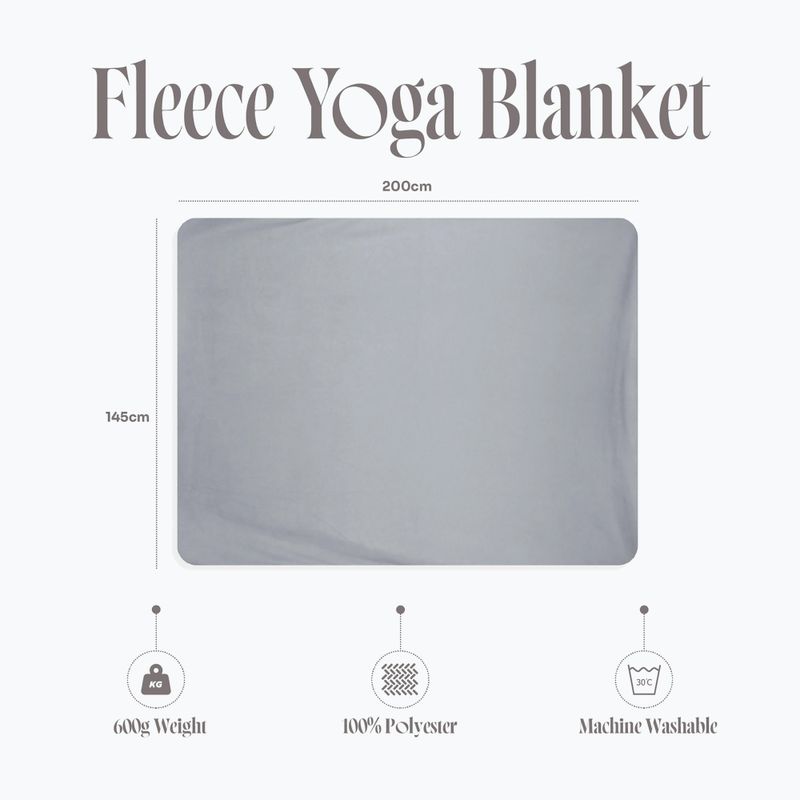 Jógatakaró Myga Fleece stone 9