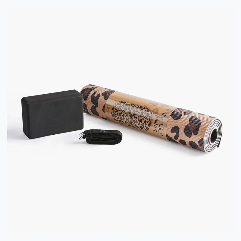 Jóga szett Myga Leopard Yoga Set brown 2