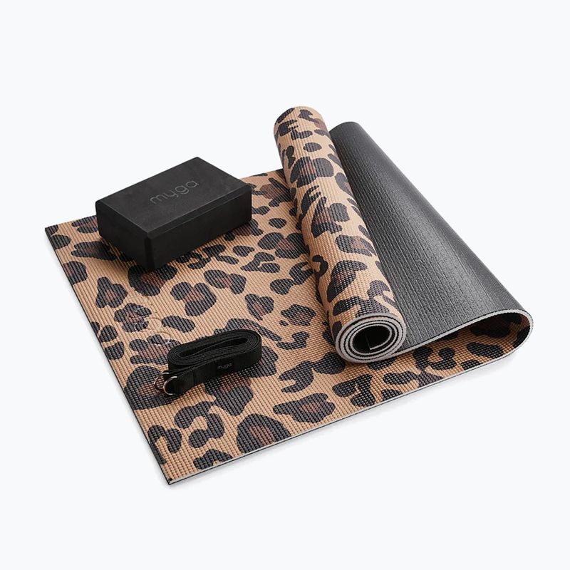Jóga szett Myga Leopard Yoga Set brown 3