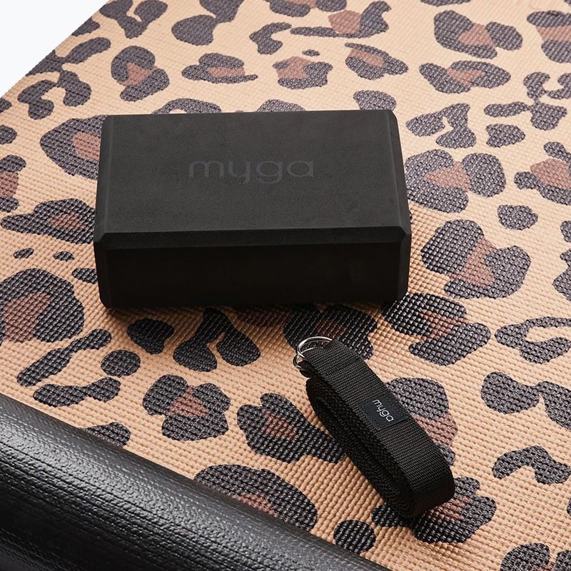 Jóga szett Myga Leopard Yoga Set brown 4