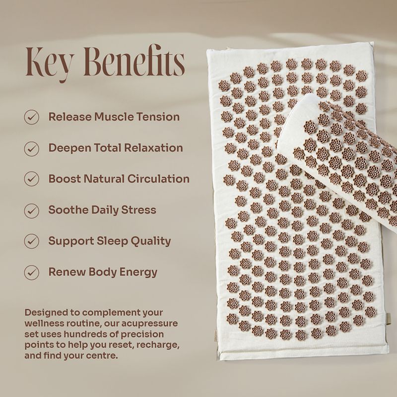 Akupresszúrás matrac Myga RY2687 beige 11