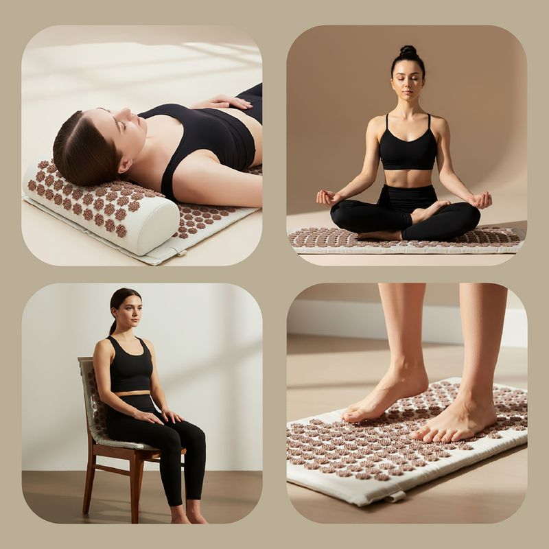 Akupresszúrás matrac Myga RY2687 beige 15