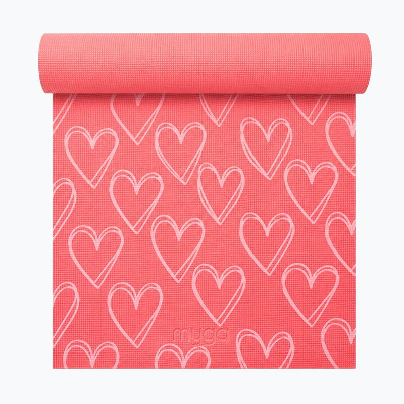 Jógaszőnyeg Myga Heart Limited Edition red 2