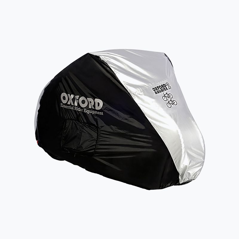 Kerékpár huzat OXC Aquatex na 2 rowery black/silver