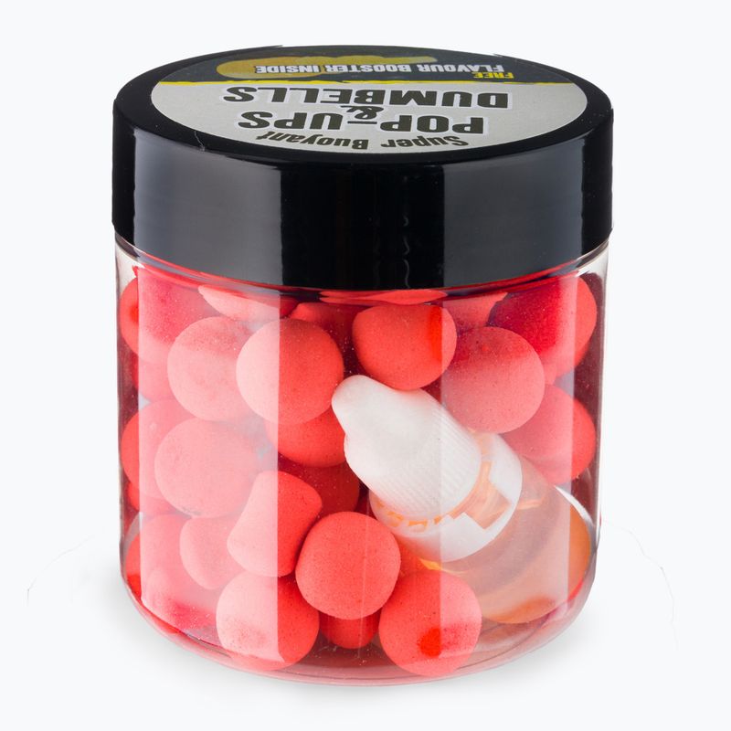 Dynamite Baits Robin Red Fluoro Pop Up 15mm-es rózsaszín úszó pontygolyók ADY040042 2