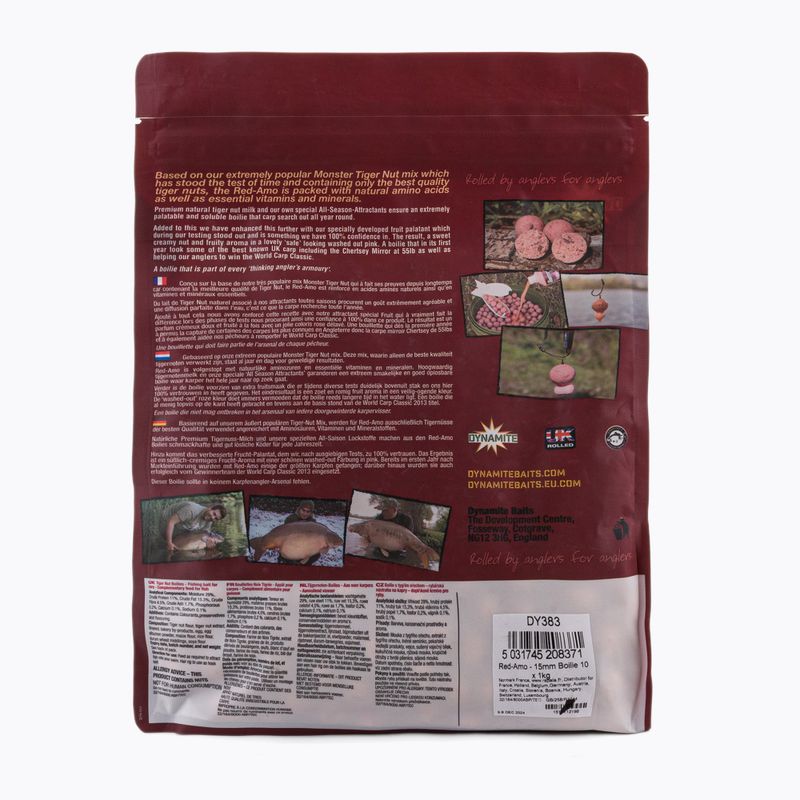Dynamite Baits Monster Tiger Nut Red Amo rózsaszín pontyos bojli ADY040383 2