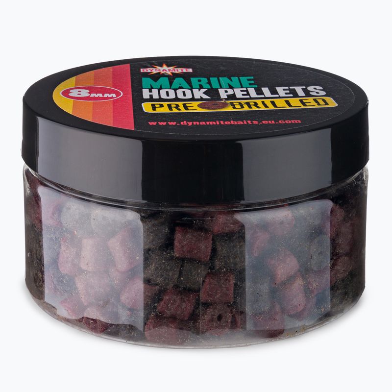 Dynamite Baits Előfúrt HP tengeri laposhal piros/barna Method Pellets ADY040962