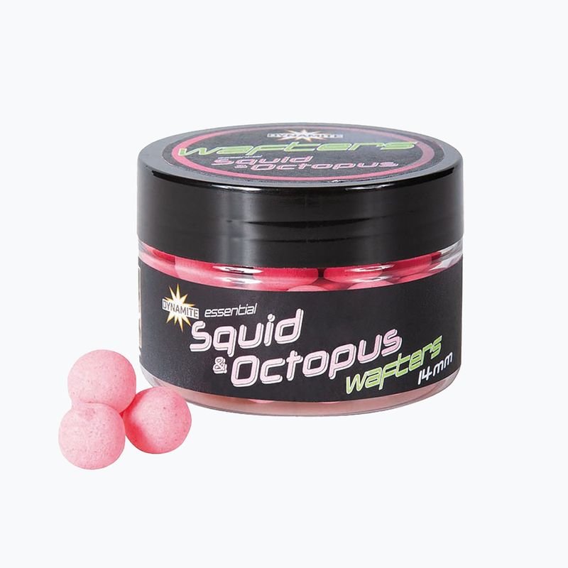 Dynamite Baits Fluoro Wafters Squid & Octopus rózsaszínű pontyos dumbbell csali ADY041600