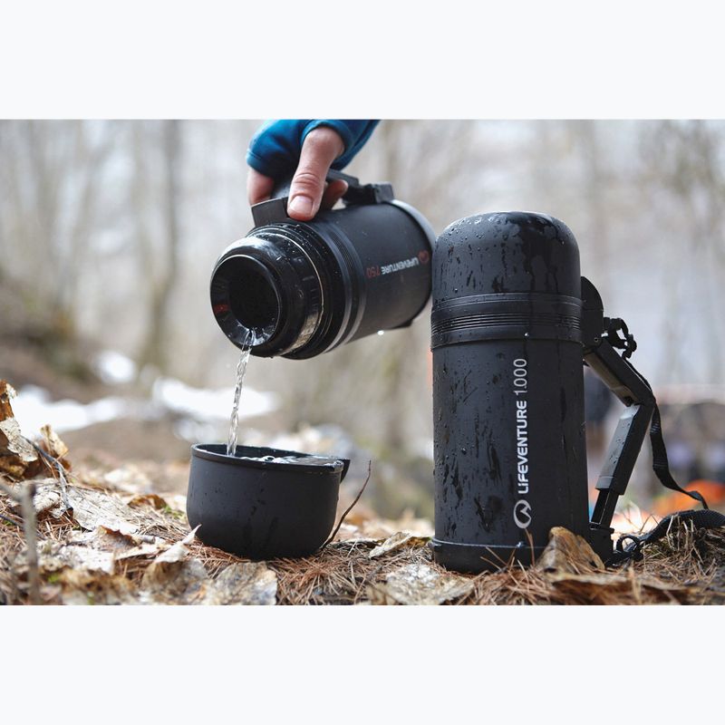 Lifeventure TiV Widemouth vákuumos flakon 800 ml sötétszürke 5