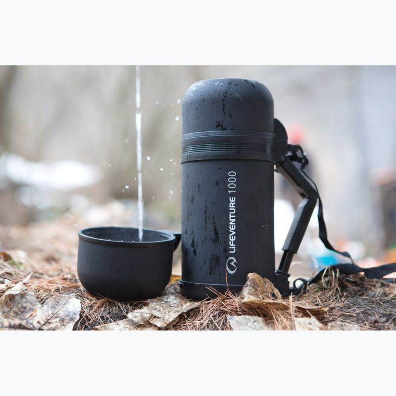 Lifeventure TiV Widemouth vákuumos flakon 1000 ml sötétszürke 5