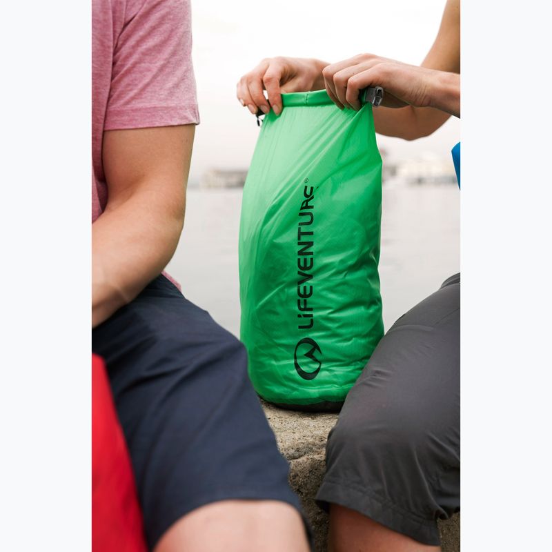 Vízálló zsák Lifeventure Ultralight Dry 10 l green 4
