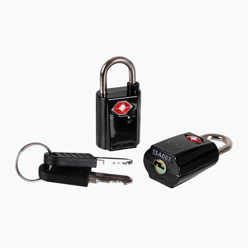Lifeventure TSA Mini lakatok 2 csomag fekete 2