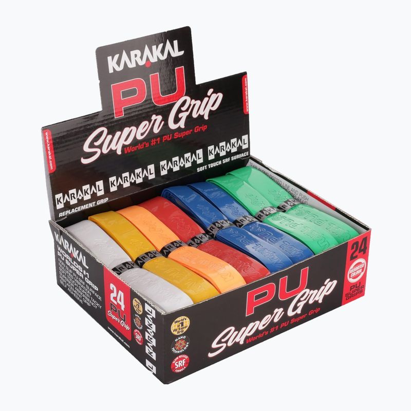 Grip squash ütőhöz Karakal Pu Super Grip 24 db multicolour