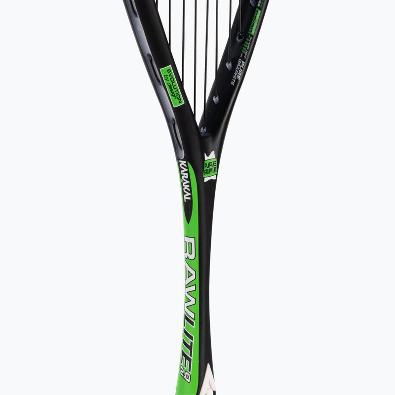 Squash ütő Karakal Raw Pro Lite 2.0 fekete-zöld KS21001 4