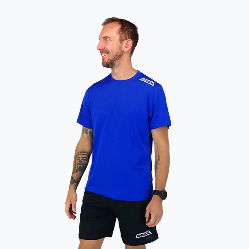Férfi teniszpóló Karakal Training Tee kék KC8064 KC8064