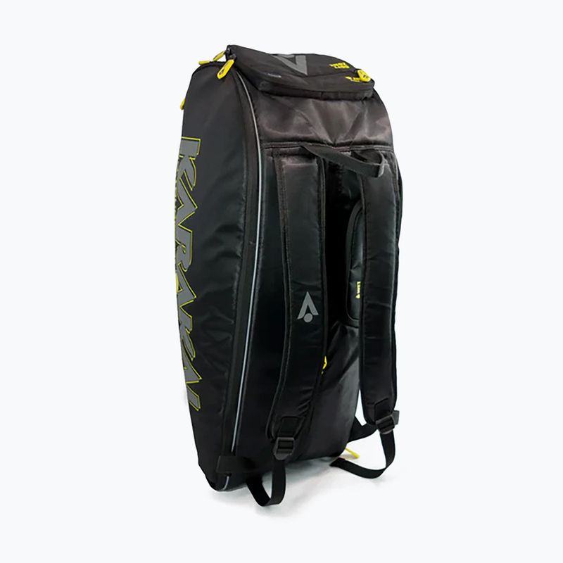 Squash táska Karakal Pro Tour Comp 2.0 fekete/sárga 4