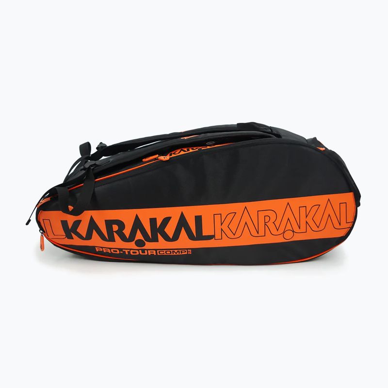 Karakal Pro Tour Comp 2.2 9R narancssárga squash táska 3