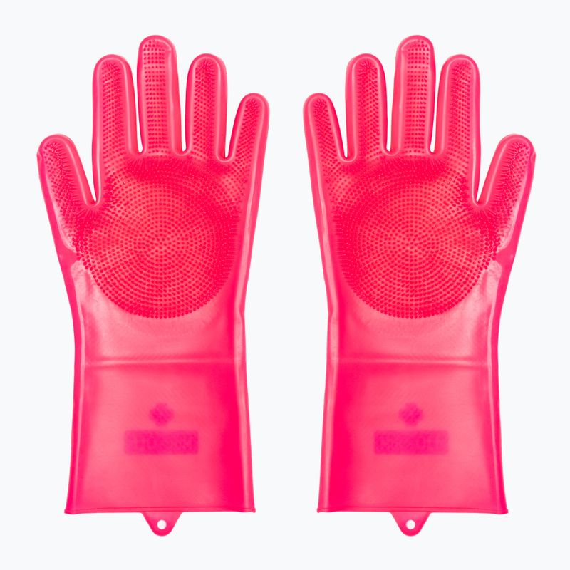 Muc-Off Deep Scrubber Gloves pink kerékpár tisztítókesztyű 3