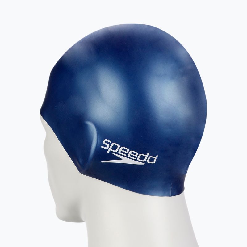 Speedo Plain Flat szilikon úszósapka tengerészkék 68-70991 4