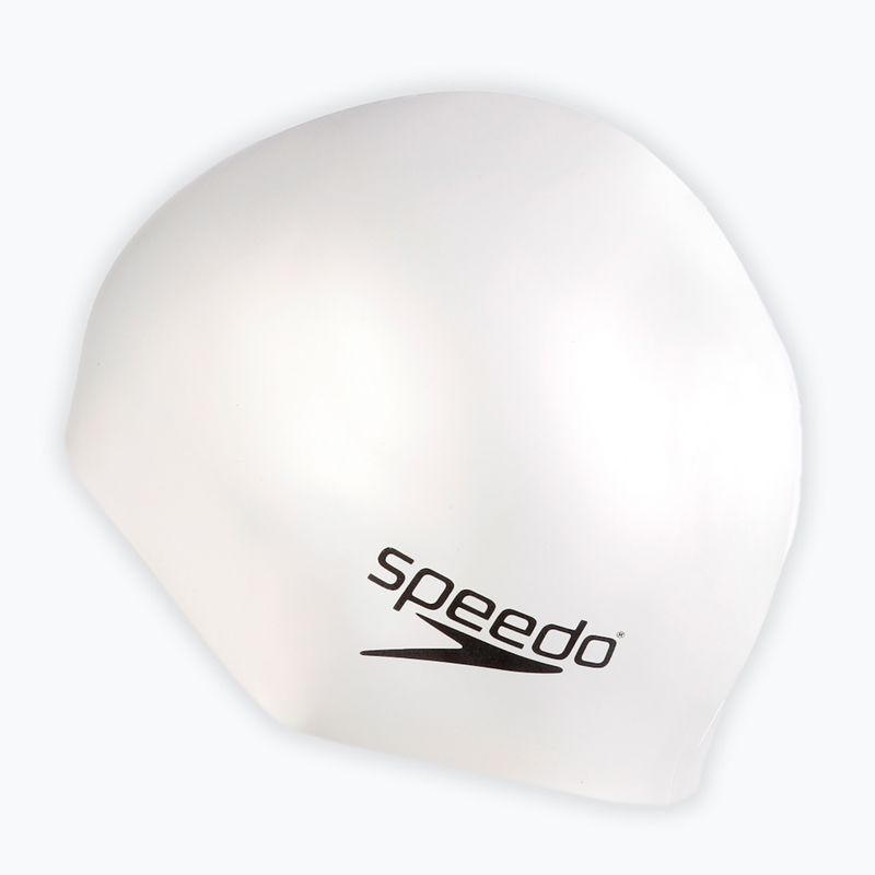 Speedo Plain Flat szilikon sapka fehér 8-709910010 3