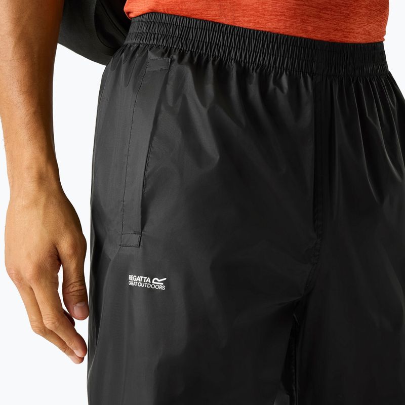 Férfi membrános nadrág REGATTA Pack It Overtrousers black 5