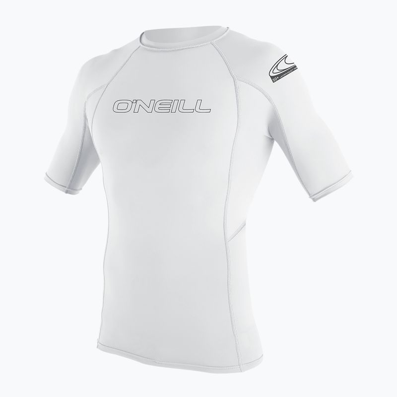 Férfi úszópóló O'Neill Basic Skins Rash Guard white