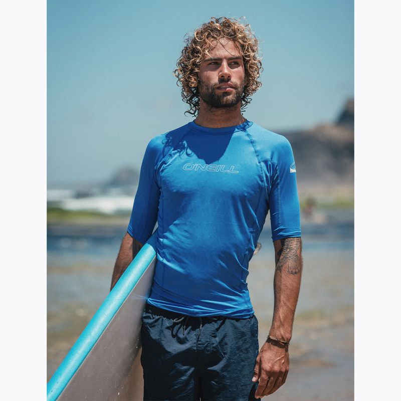 Férfi úszópóló O'Neill Basic Skins Rash Guard pacific 4