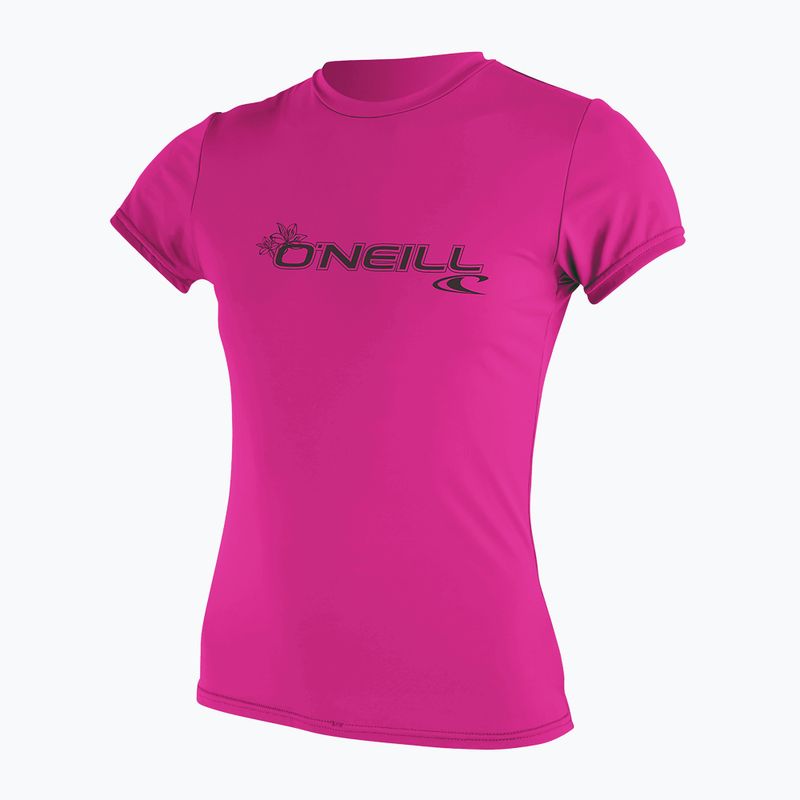 Női úszópóló O'Neill Basic Skins Sun Shirt fox pink