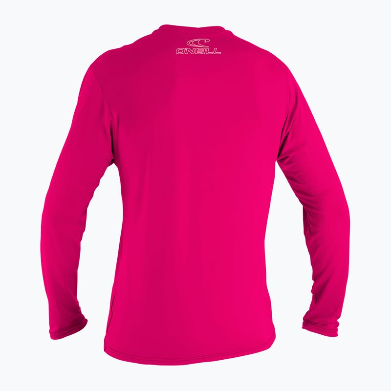 Hosszú ujjú felső úszáshoz O'Neill Basic Skins LS Sun Shirt watermelon 2