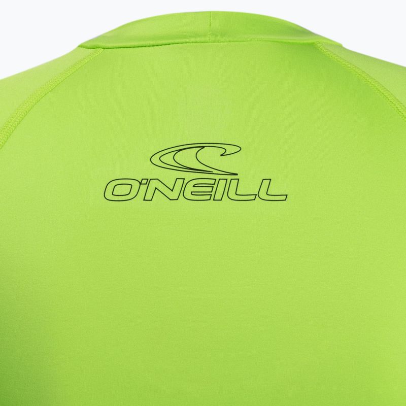 O'Neill Basic Skins LS Rash Guard szörfös póló lime 3342 4