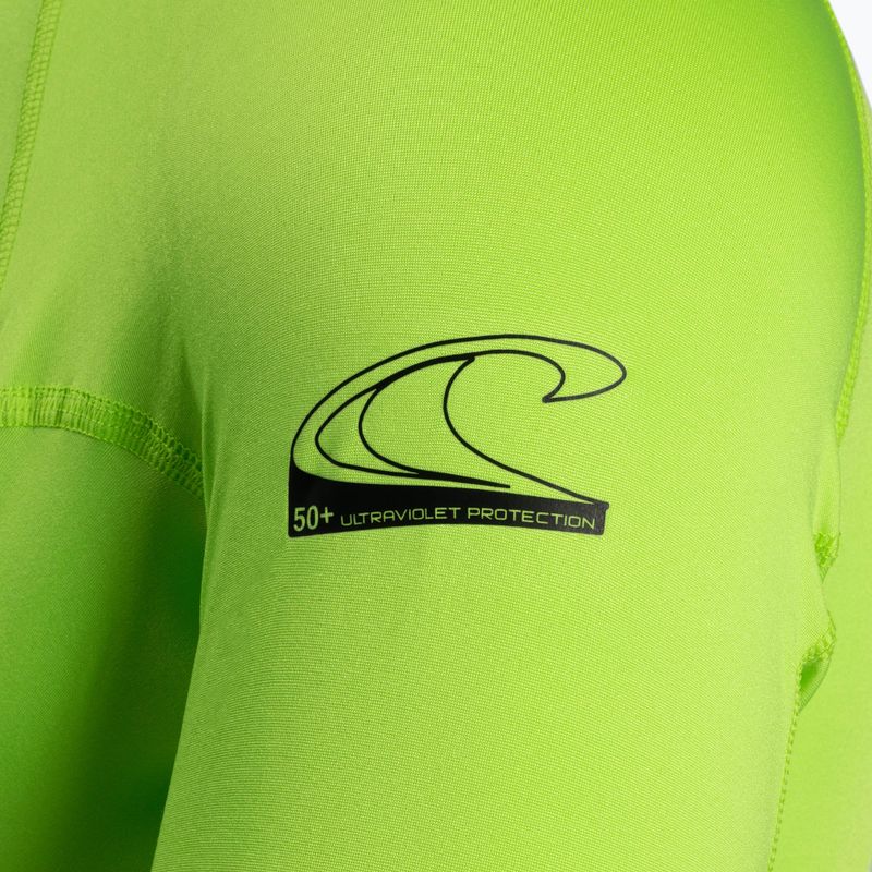 O'Neill Basic Skins LS Rash Guard szörfös póló lime 3342 5