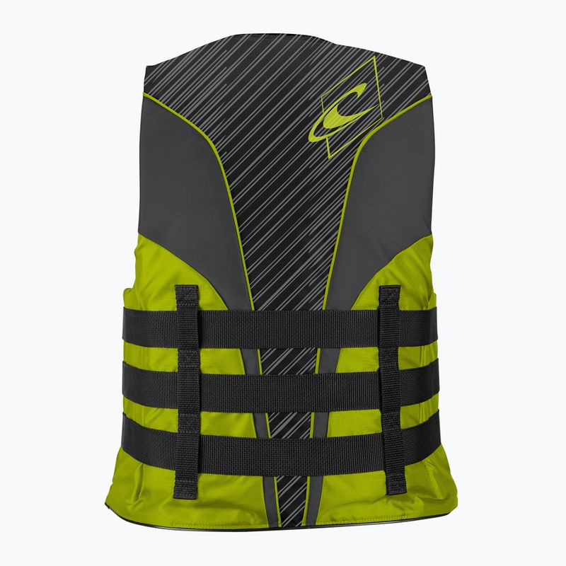 Biztonsági mellény O'Neill Superlite 50N ISO Vest cblack/lime/smoke lime 2