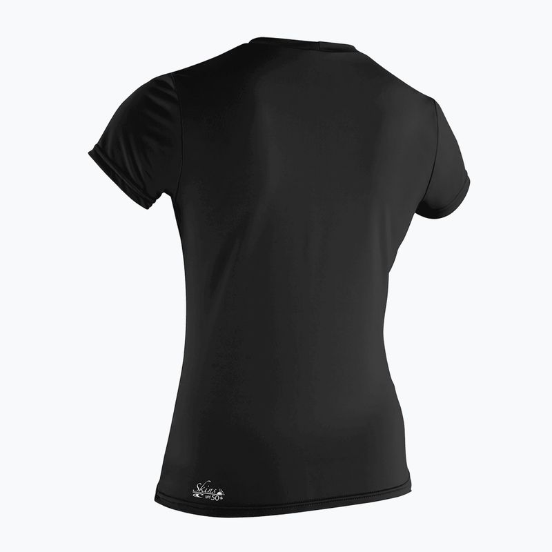 Női úszópóló O'Neill Basic Skins Sun Shirt black 2