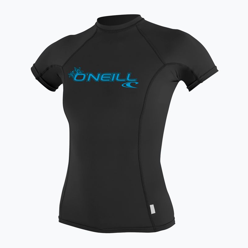 Női úszópóló O'Neill Basic Skins Rash Guard fekete 3548