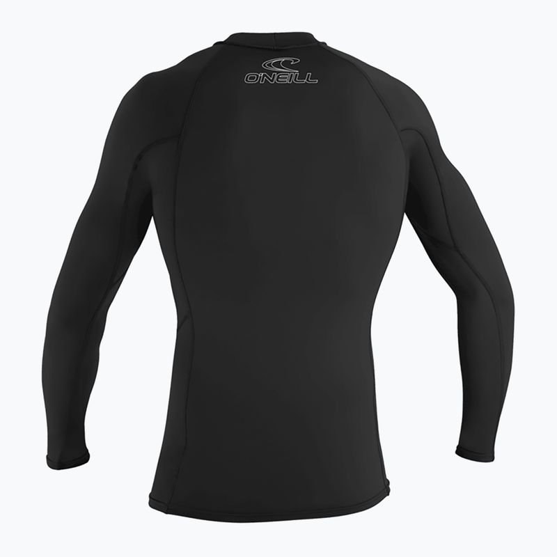 Férfi O'Neill Basic Skins Rash Guard úszópóló fekete 3342 2