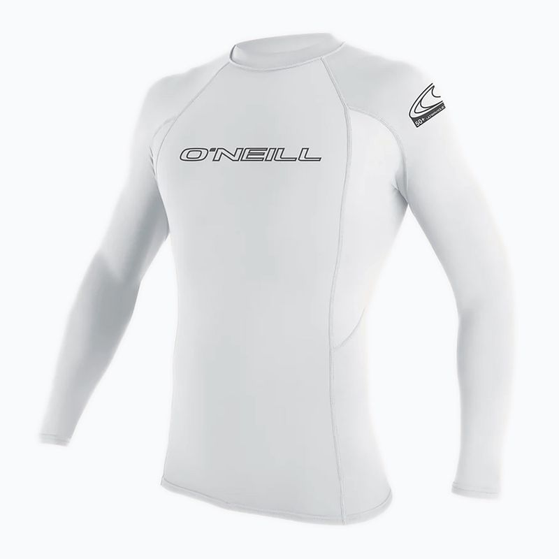 Férfi szörfös póló O'Neill Basic Skins LS Rash Guard fehér 3342