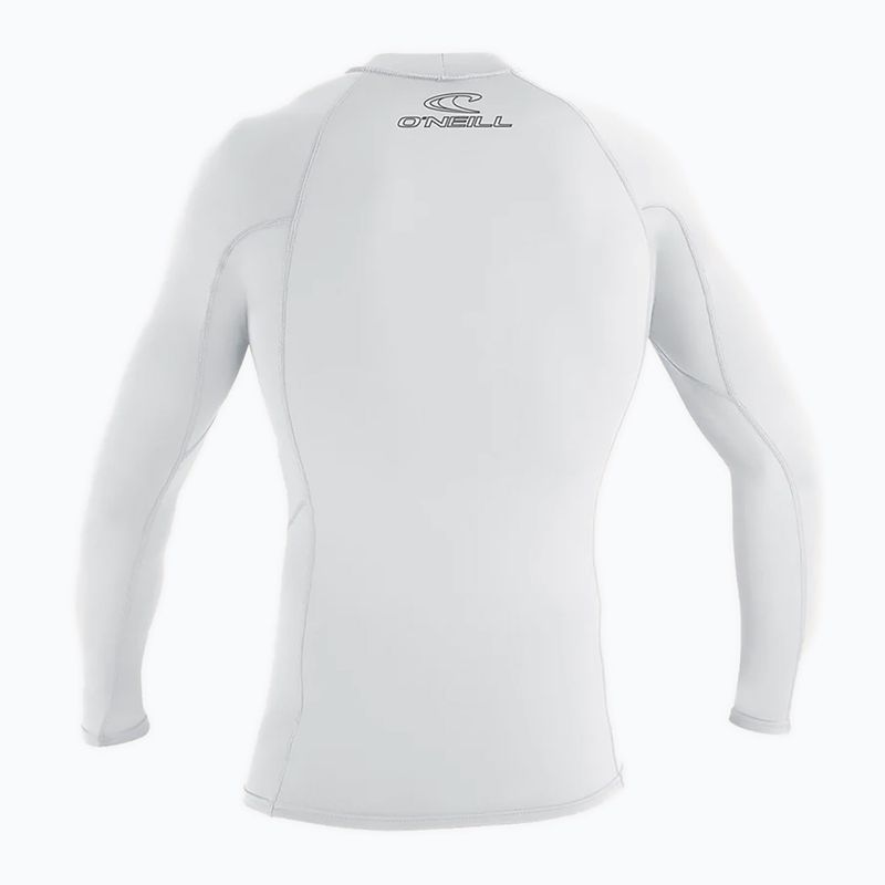 Férfi szörfös póló O'Neill Basic Skins LS Rash Guard fehér 3342 2