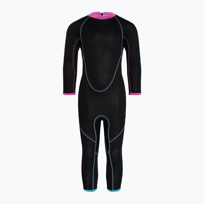 Gyermek 2 mm-es O'Neill Toddler Reactor-2 Back Zip Full Zöld 4868G 6