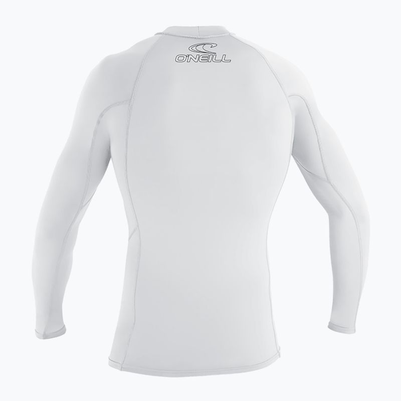 Gyermek úszás hosszú ujjú O'Neill Youth Basic Skins Rash Guard fehér 2