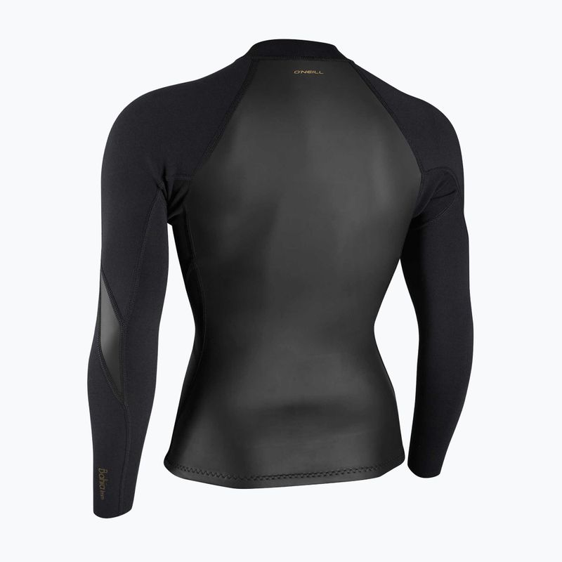 Női úszóhab O'Neill Bahia 1/0.5mm Full-Zip Jacket glide black/black/black 2