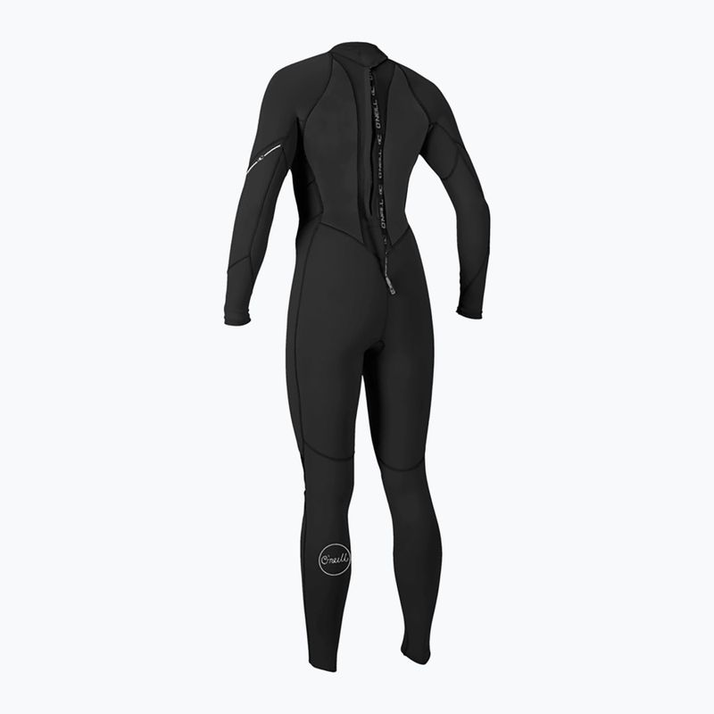 Női úszóruha O'Neill Bahia 3/2 Back Zip Full black/black/black 2