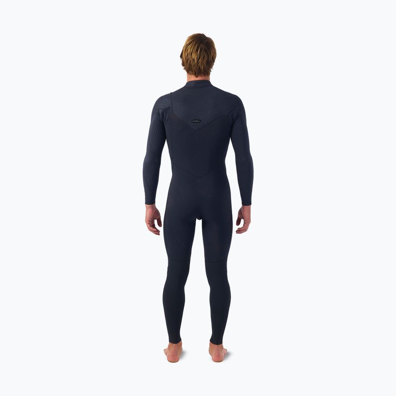 Férfi úszóruha O'Neill Hyperfreak 5/4+ mm Chest Zip Full black/black 2