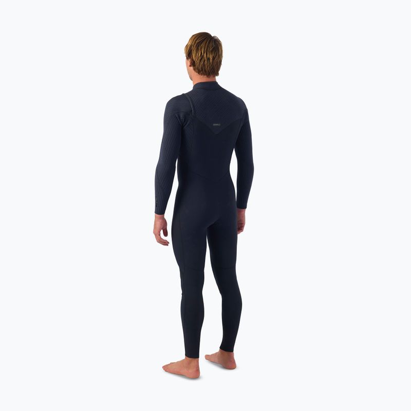 Férfi úszóruha O'Neill Hyperfreak 5/4+ mm Chest Zip Full black/black 4