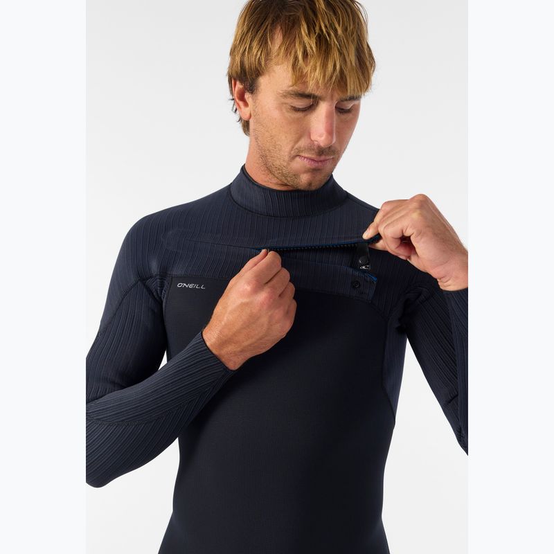 Férfi úszóruha O'Neill Hyperfreak 5/4+ mm Chest Zip Full black/black 6