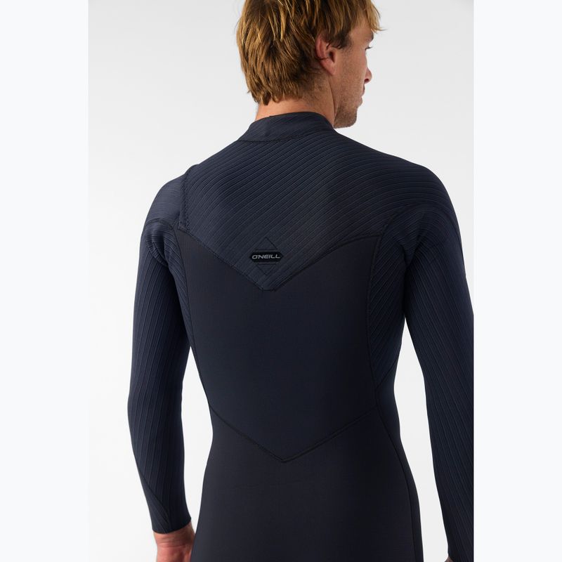 Férfi úszóruha O'Neill Hyperfreak 5/4+ mm Chest Zip Full black/black 7