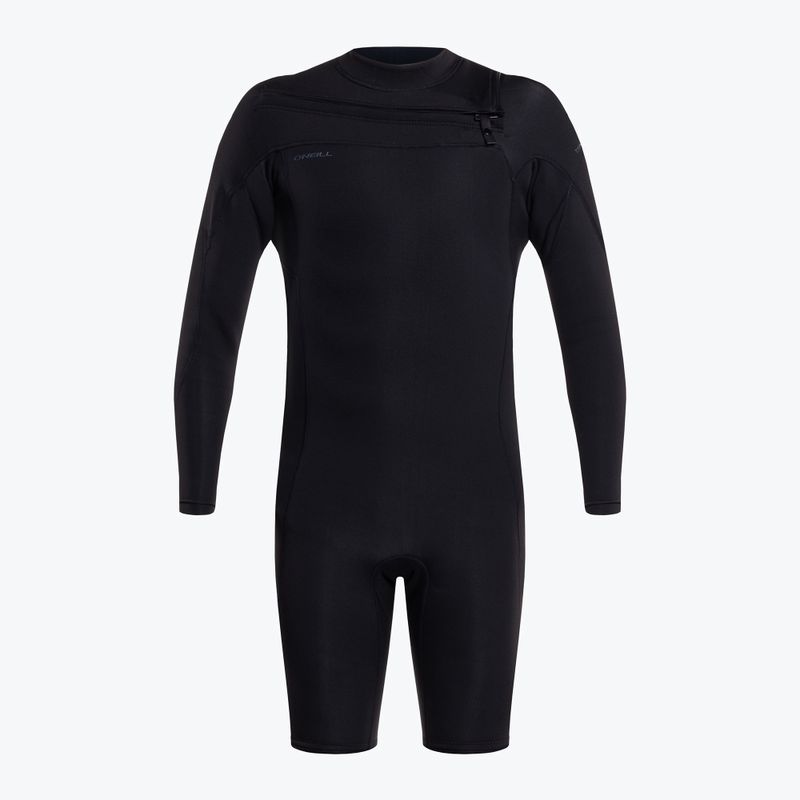 O'Neill Hammer 2mm Chest Zip L/S tavaszi úszóruha fekete 4928
