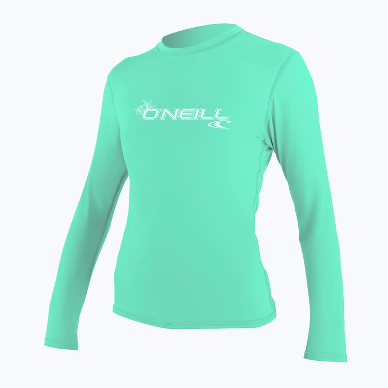 Női hosszú ujjú úszó O'Neill Basic Skins Sun póló light aqua